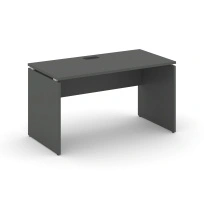 Стол офисный Style Project SN-D.SP-024 / Акация Лорка – Белый – Черная заглушка / 1580×800×750