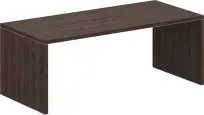 Стол для переговоров на опорах ЛДСП Oliver / OL-20-05.DT / 2200×1000×750 / Цвет: Дуб табак