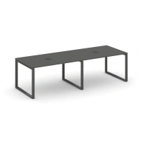 Стол для переговоров Style Project SN-6O.SPRG-012 Акация Лорка/Металл Черный 2360×980×750