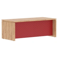 Стол для руководителя TLST 209H Сосна Эдмонт Z/Серо-голубой 2000×900×750 TORR LUX