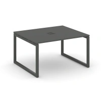 Стол для переговоров Style Project SN-5O.SPRG-032 Акация Лорка/Металл Черный 1180×1180×750