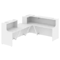 Стойка ресепшен угловая Onix O.R-K-31 Дуб Мали 3201×2773×1187