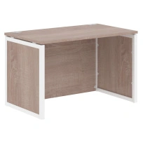 Стол офисный прямой XQPST 127H Сосна Эдмонт/Белый 1200×700×750 XTEN-QP