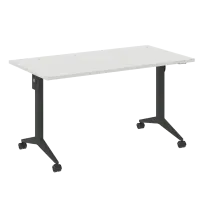 X-Pull Стол складной мобильный X.M-3.7 Тиквуд тёмный/Белый металл 1380×720×753