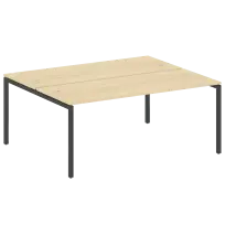 Metal System Quattro Р. ст. на П-образном м/к 40БП.РАС-СП-2.5 Акация/Антрацит металл 1800*1475*750