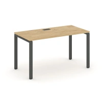 Стол офисный Style Project SN-6P.SP-001 / Дуб Табак – Металл Антрацит / 980×600×750
