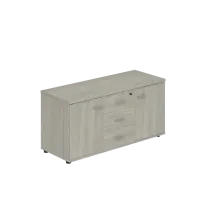 Тумба опорная мобильная Wing с 3-мя ящиками / WN.202.OL / 1204×462×581 / Дуб светлый