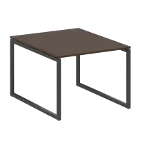 Metal System Quattro Перег. стол (1 столешница) на О-образном м/к 40БО.ПРГ-1.1 Акация/Антрацит металл 1000*1235*750