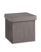 Пуф складной с ящиком Store Square синий