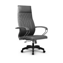Кресло для руководителя Метта L 1m 44M/K_17831_Кожа перфорированная NewLeather – Черный
