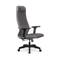 Кресло для руководителя Метта L 1m 38K2/4D_17831_Кожа перфорированная NewLeather – Темно-коричневый