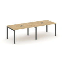 Стол для переговоров Style Project SN-5P.SPRG-011 Акация Лорка/Металл Черный 1960×980×750