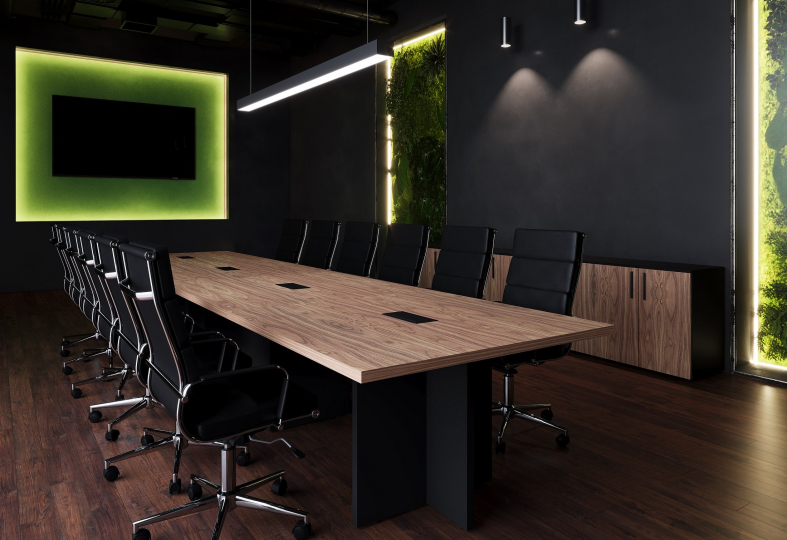Столы для переговоров VELION VENEER цвет Американский Орех