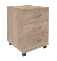 Тумба для документов мобильная Simple SC-3M.1 Дуб Юкон Модерн 412×450×566