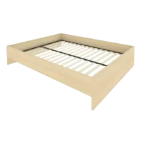 Light Кровать с ортопедическим основанием без изголовья С-К-160 Клён 1650x2050x400