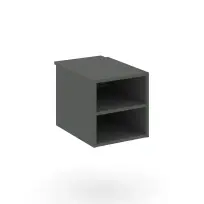 Тумба для документов с двумя открытыми нишами Style Project SN.TP-011 / Тиквуд Светлый / 343×437×352