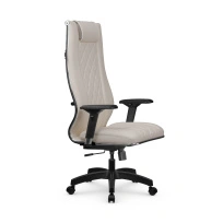 Кресло для руководителя Метта L 1m 50M/4D_17831_Кожа перфорированная NewLeather - Черный_Кожа перфорированная NewLeather - Черный