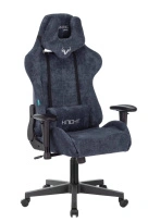 Кресло игровое Бюрократ VIKING KNIGHT LT28 FABRIC серо-голубой
