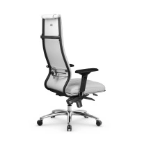 Кресло для руководителя Метта L 1m 50M/4D_17838_Кожа перфорированная NewLeather - Черный_Кожа перфорированная NewLeather - Черный