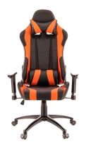 Геймерское кресло Everprof Lotus S2 Экокожа Оранжевый