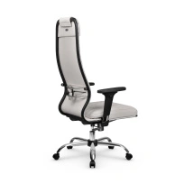 Кресло для руководителя Метта L 1m 40M/2D_17833_Кожа перфорированная NewLeather – Черный