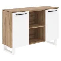 Тумба для документов EGR 1395 Кария Пальмира/Белый 1350×452×956 ENIO
