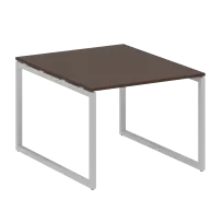 Metal System Quattro Перег. стол (1 столешница) на О-образном м/к 40БО.ПРГ-1.1 Акация/Антрацит металл 1000*1235*750