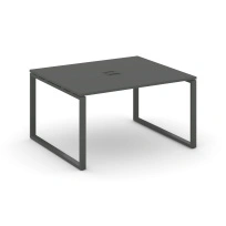 Стол для переговоров Style Project SN-6O.SPRG-034 Акация Лорка/Металл Черный 1580×1180×750