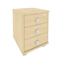Style Тумба подкатная 3 ящ. с фолдингом Л.ТМ-3F Дуб наварра 420×450×563