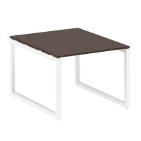 Metal System Quattro Перег. стол (1 столешница) на О-образном м/к 50БО.ПРГ-1.1 Акация/Антрацит металл 1000*1235*750