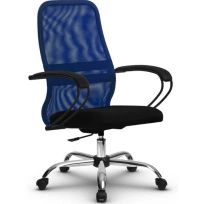 Кресло офисное Metta  SU-CP-8P (SU-СК130-8P) CH / Красный – Красный