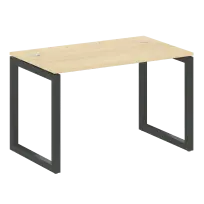 Metal System Quattro Стол офисный на О-образном м/к 50БО.СП-2 Вяз/Мокко металл 1200×720×750