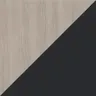 Дуб Серый - Черный Графит